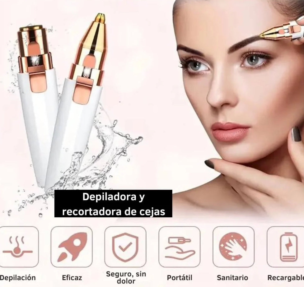 2 EN 1 depilador facial portatil